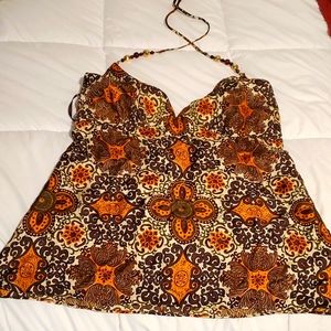 Milly Silk Halter Top